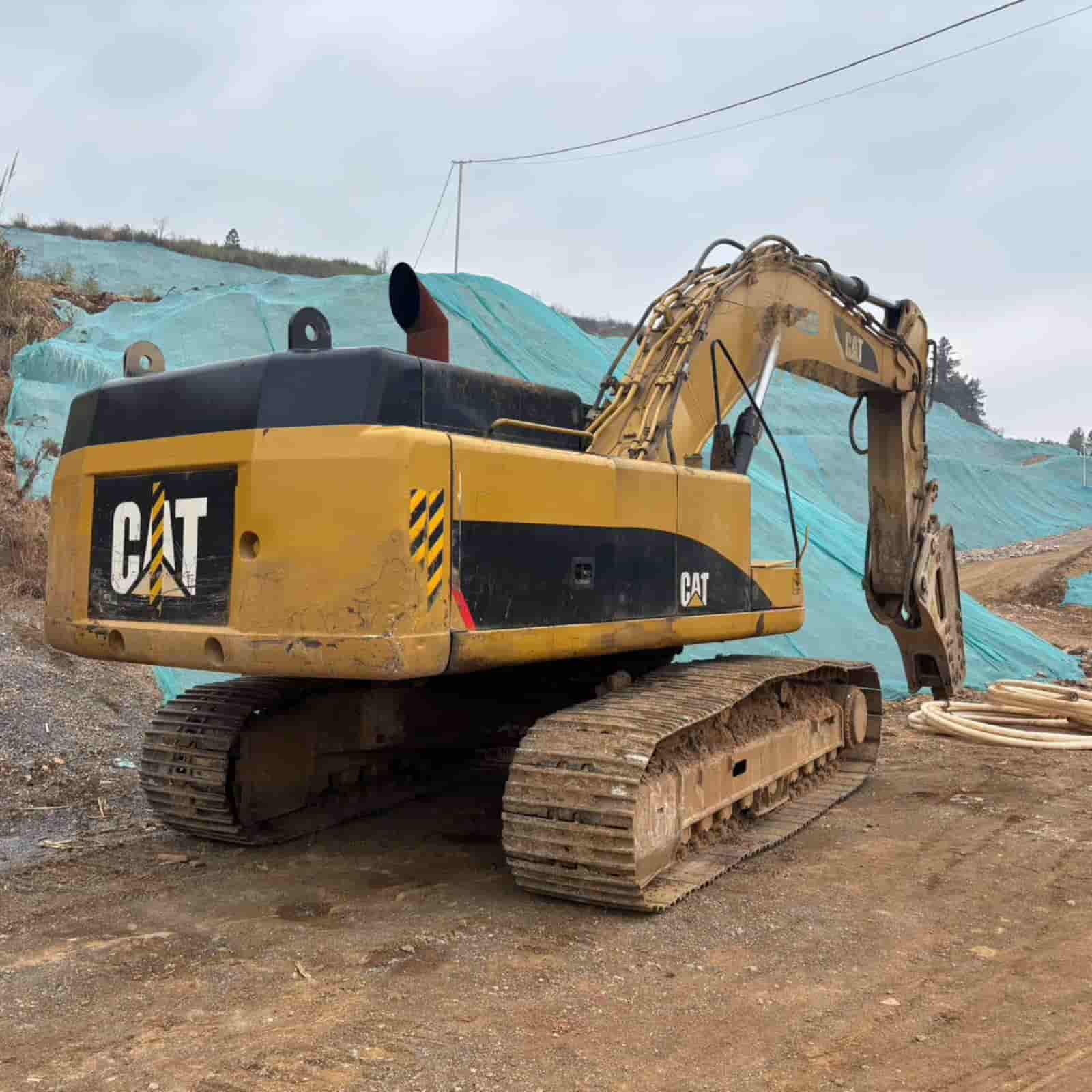 4507 HOURS CAT  345D Excavator