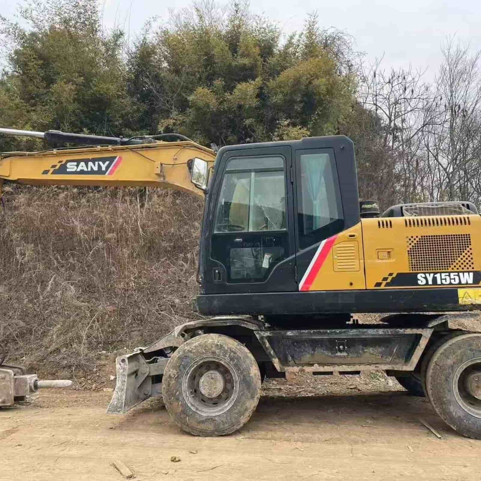 SANY 155 wheeled Excavator